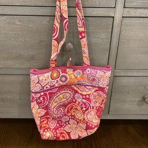 Vera Bradley long strap tote big pouch
